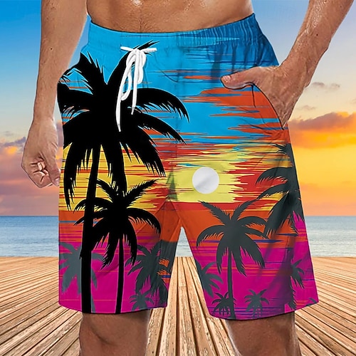 MODSGUE Costume da bagno lungo da uomo, ad asciugatura