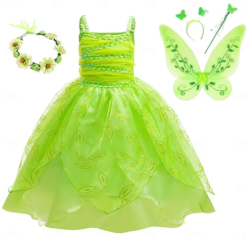 fairy dress for teens Flora Sleeping Beauty Fairy godmother costume dress for girls main image 1