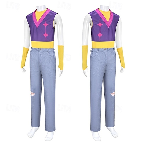  Lovci démonů z K-Popu Zoey Tajemství Saja Boys Halloween skupinové kostýmy pro páry Krásné šaty Virtuální idol Filmové kostýmy for Pánské Dámské Dospělí předvečer Všech svatých Karneval Výkon Comic