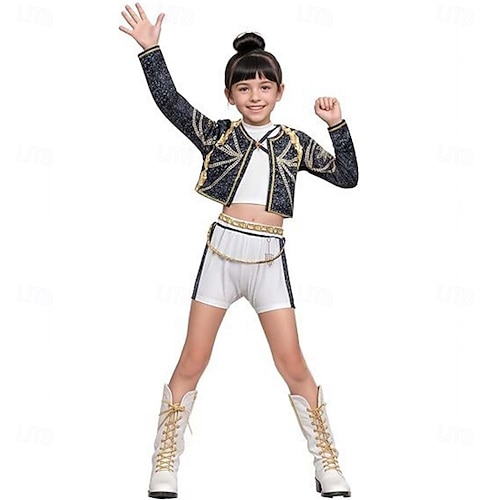  Inspirert av koreansk idol Popstjerne Kostume Fancy dress Virtuelt idol for Jente Barn Halloween Karneval Ytelse Comic Con Anime-messe