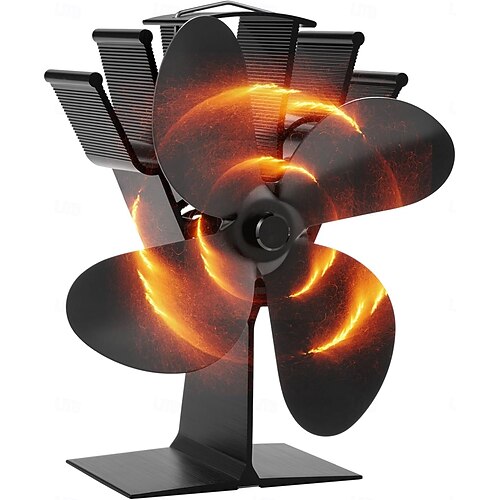 Houtkachel Ventilator Stil Werkende Kachel Ventilator, Warmte