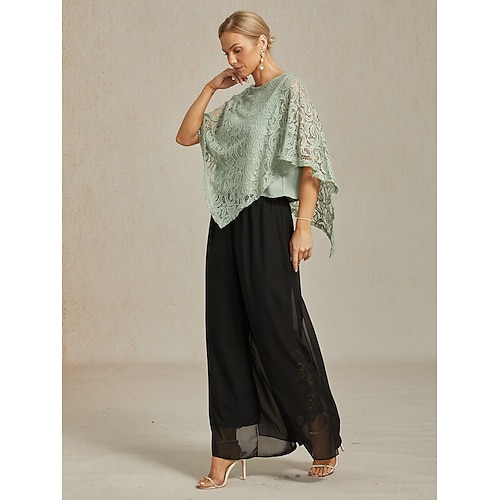  Damskie Spodnie szerokie nogawki Typu Chino Elegancja Urlop Moda Pełna długość Wysoka talia Jednokolorowe Elastyczny Ślub Urlop Impreza / bankiet Czarny Lato Wiosna Jesień Luźna