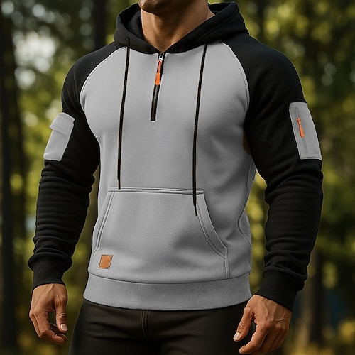 Sweat à Capuche Pour Homme Avec Fermeture éclair Intégrale - Sweat à