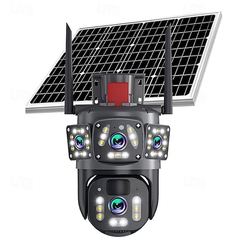 太陽光発電によるワイヤレスホームセキュリティカメラシステム 2026年 自動人物追跡、リアルタイム表示、双方向オーディオ、クラウド