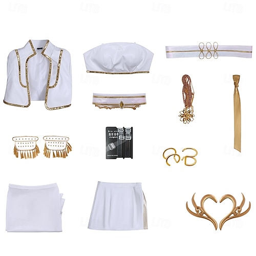  Cacciatori di demoni KPop Idolo Mira Cacciatori di demoni Costume Costume originale Idolo virtuale Cosplay di film for Per donna Adulti Halloween Carnevale Performance Con il fumetto Anime Expo