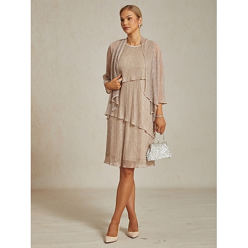 Femmes Robe Midi Robe fourreau Robe Plissée Robe dos nu Élégant Fête Formel Soirée robe demoiselle d honneur Cocktail Coupe régulière Couleur Unie Sans manches Col ras du cou Dorée rose Été Printemps  Femmes Robe Midi Robe fourreau Robe Plissée Robe dos nu Élégant Fête Formel Soirée robe demoiselle d honneur Cocktail Coupe régulière Couleur Unie Sans manches Col ras du cou Dorée rose Été Printemps