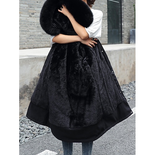 Femmes Manteau d'Hiver Veste Sherpa Confortable Respirant Avec Poches Mode Occasionnel Uni Vacances Rue Occasionnel Tenue quotidienne Fermeture éclair Long À capuche Coupe régulière manche longue  Femmes Manteau d'Hiver Veste Sherpa Confortable Respirant Avec Poches Mode Occasionnel Uni Vacances Rue Occasionnel Tenue quotidienne Fermeture éclair Long À capuche Coupe régulière manche longue