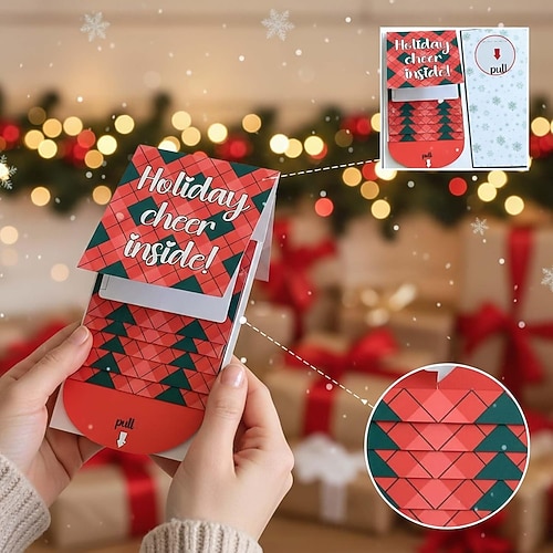  Christmas Gift Card Holder Book – Handmade Holiday Surprise, Festive Design & Heartfelt Gifting