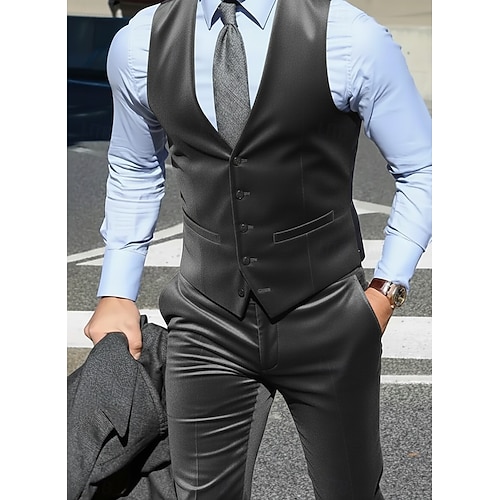  Męskie garnitury ślubne, biznesowe, z klapami w kolorze bordowym, ciemnozielonym, formalne, w jednolitym kolorze, dopasowane, dwuczęściowe