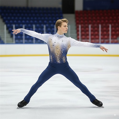 2026年 フィギュアスケート用トップス 男性用 男の子 アイススケート
