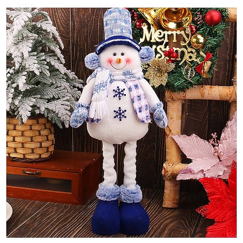 青いサンタクロース人形 プレゼント付き 青いサンタクロース人形 プレゼント付き