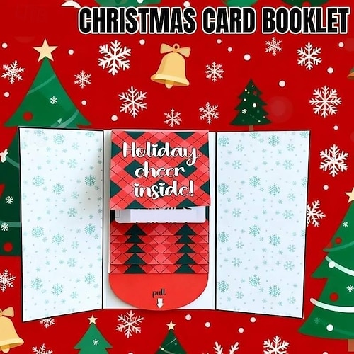  Christmas Gift Card Holder Book – Handmade Holiday Surprise, Festive Design & Heartfelt Gifting