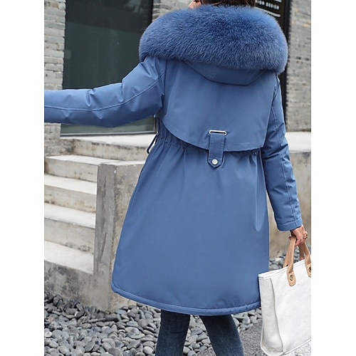 Femmes Manteau d'Hiver Veste Sherpa Confortable Respirant Avec Poches Mode Occasionnel Uni Vacances Rue Occasionnel Tenue quotidienne Fermeture éclair Long À capuche Coupe régulière manche longue  Femmes Manteau d'Hiver Veste Sherpa Confortable Respirant Avec Poches Mode Occasionnel Uni Vacances Rue Occasionnel Tenue quotidienne Fermeture éclair Long À capuche Coupe régulière manche longue
