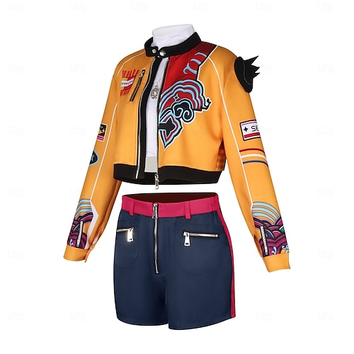  Zainspirowany koreańskim idolem Gwiazda popu Kostium Fantazyjne przebranie Wirtualny idol for Damskie Doroślu Halloween Karnawał Spektakl Comic Con Anime Expo