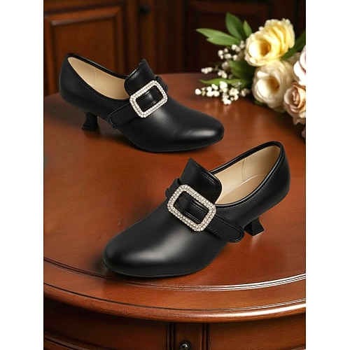  Naisten vihreät 1920-luvun vintage-tyyliset matalakorkoiset avokkaat strassikivisoljella – retrotyyliset edvardiaaniset juhlakengät Gatsby-juhliin, cosplayhin ja virallisiin tilaisuuksiin