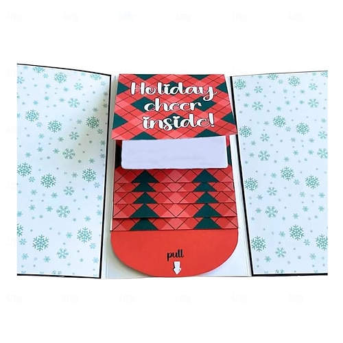  Christmas Gift Card Holder Book – Handmade Holiday Surprise, Festive Design & Heartfelt Gifting