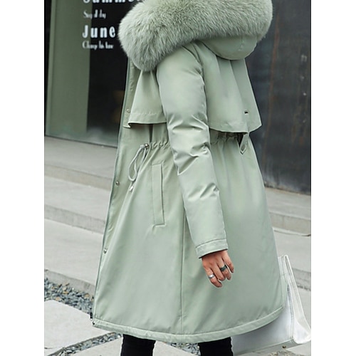 Femmes Manteau d'Hiver Veste Sherpa Confortable Respirant Avec Poches Mode Occasionnel Uni Vacances Rue Occasionnel Tenue quotidienne Fermeture éclair Long À capuche Coupe régulière manche longue  Femmes Manteau d'Hiver Veste Sherpa Confortable Respirant Avec Poches Mode Occasionnel Uni Vacances Rue Occasionnel Tenue quotidienne Fermeture éclair Long À capuche Coupe régulière manche longue