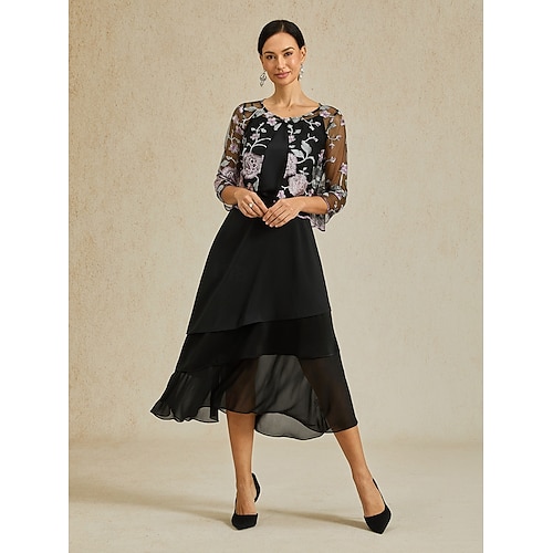 Női Blézer Könnyű Csipke Hímzett Elegáns Virágos Előírásos Rövid Kerek nyakkivágás Laza öltözet Háromnegyedes Felsőruházat Fekete Nyár Tavasz  Női Blézer Könnyű Csipke Hímzett Elegáns Virágos Előírásos Rövid Kerek nyakkivágás Laza öltözet Háromnegyedes Felsőruházat Fekete Nyár Tavasz