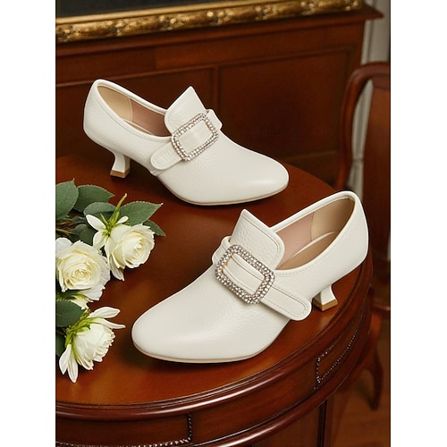  Naisten vihreät 1920-luvun vintage-tyyliset matalakorkoiset avokkaat strassikivisoljella – retrotyyliset edvardiaaniset juhlakengät Gatsby-juhliin, cosplayhin ja virallisiin tilaisuuksiin