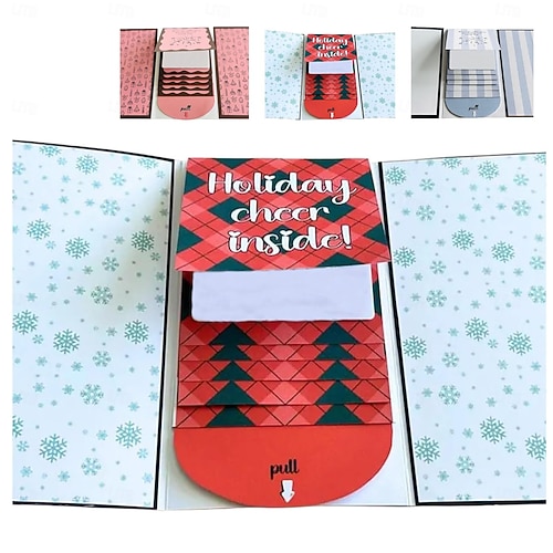  Christmas Gift Card Holder Book – Handmade Holiday Surprise, Festive Design & Heartfelt Gifting