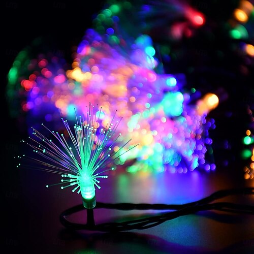 Wankd LED-Lichterkette Mit Feder-Design – 1,5m, 10 LEDs, Batteriebetrieben, Warmweiß, Für Deko Innen