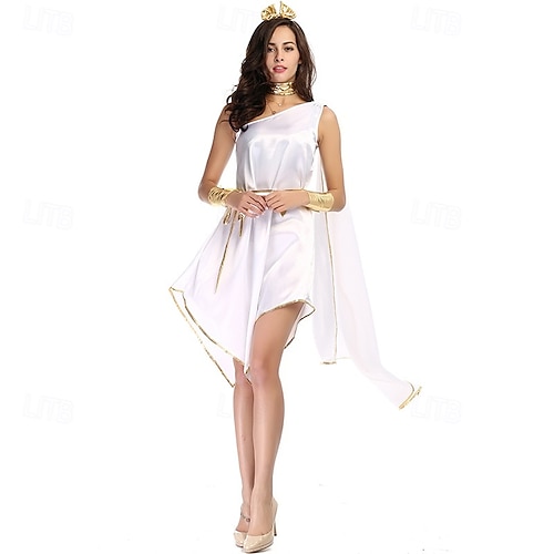 white christmas dresses Custom-Made Women's Doric Chiton – Garb the World main image 0