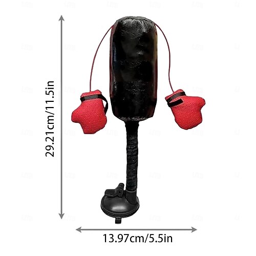 Suction Punching Bag Mini Punching Bag With Stand Springs Suction Cup Boxing Punching Bag Stress