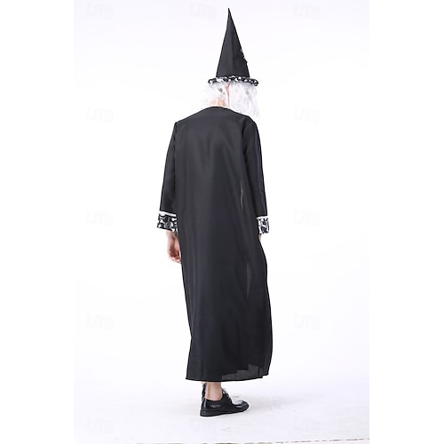  Čaroděj předvečer Všech svatých Úbory Fancy kostým cosplay Dospělé Pánské předvečer Všech svatých Karneval Výkon Párty Jednoduché Halloweenské kostýmy Oblékněte se