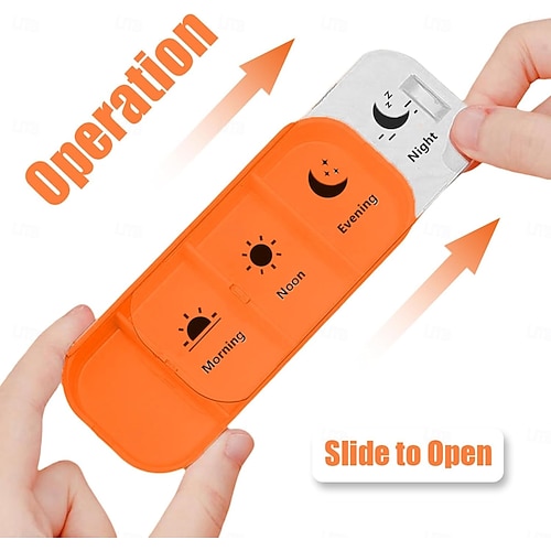  7 päivän suurikapasiteettinen kannettava pillerijärjestäjä vedenpitävä lääkejärjestäjä pinottavat pillerikotelot, joissa on 4 lokeroa päivässä matkaystävällinen ikääntyneille sopiva pillerikotelo