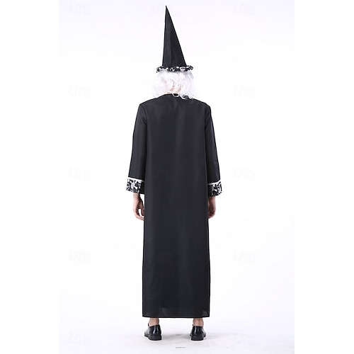  Čaroděj předvečer Všech svatých Úbory Fancy kostým cosplay Dospělé Pánské předvečer Všech svatých Karneval Výkon Párty Jednoduché Halloweenské kostýmy Oblékněte se