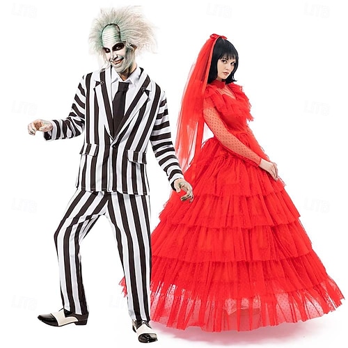 strapless open back dress Funko Pop! Beetlejuice - Lydia Deetz (Red Dress) main image 0