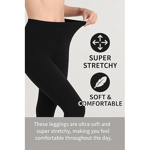  Dámské legíny Capri 3D tisk vysoká elasticita módní streetwear plné délky vysoký pas květinový termo teplý prodyšný měkký venkovní každodenní růžová modrá fialová zelená podzim zima pravidelně střih