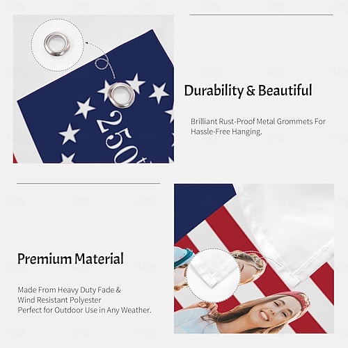  Индивидуальный постер с изображением американского флага к 250-летию с фотографией. Создайте свой собственный дизайн для декора, клубов, концертов, баров, общежитий, гостиных, спален.