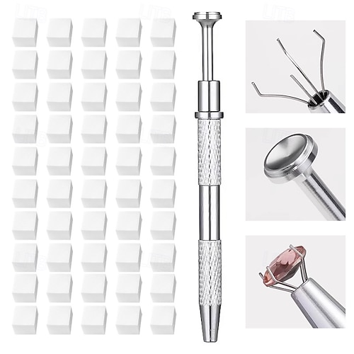 200 Stück Nagelschwämme Für Ombré-Nägel – Mit Metallgreifer, Für Farbverlauf-Designs