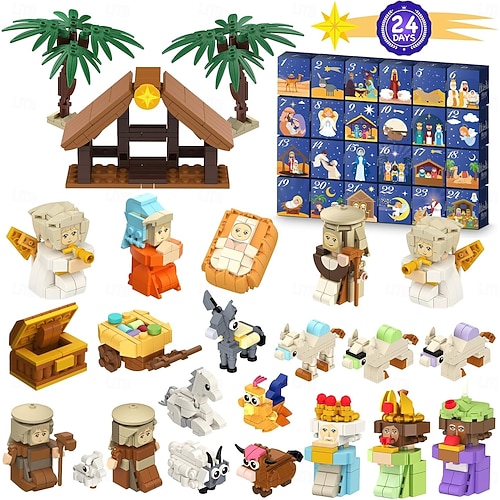 Ημερολόγιο γέννησης 2025 χριστουγεννιάτικο δώρο για παιδιά, κιτ δομικών στοιχείων 24 ημερών, σετ ημερολογίου αντίστροφης μέτρησης, παιχνίδια κατασκευής για αγόρια, κορίτσια, εφήβους &ενήλικες  Ημερολόγιο γέννησης 2025 χριστουγεννιάτικο δώρο για παιδιά, κιτ δομικών στοιχείων 24 ημερών, σετ ημερολογίου αντίστροφης μέτρησης, παιχνίδια κατασκευής για αγόρια, κορίτσια, εφήβους &ενήλικες