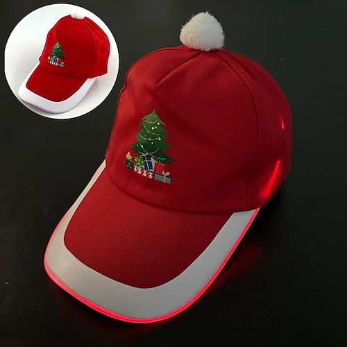 Mos Craciun Bască de Baseball Pălărie de Moș Crăciun Unisex Crăciun Accesorii de Crăciun Adulți Pentru copii Crăciun An Nou Crăciun Petrecere Pălărie