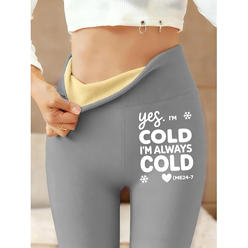 Dam fleecefodrade leggings Fleecebyxor Damasker Grundläggande Ledigt Fullängd Hög midja Bokstav Håller värmen Bekväm Tjockna Elastisk Utomhus Casual Ledigt Svart Rodnande Rosa Blå Grön Vår Höst Vinter  Dam fleecefodrade leggings Fleecebyxor Damasker Grundläggande Ledigt Fullängd Hög midja Bokstav Håller värmen Bekväm Tjockna Elastisk Utomhus Casual Ledigt Svart Rodnande Rosa Blå Grön Vår Höst Vinter