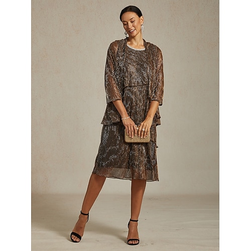 Femmes Robe Midi Robe fourreau Robe Plissée Robe dos nu Élégant Fête Formel Soirée robe demoiselle d honneur Cocktail Coupe régulière Couleur Unie Sans manches Col ras du cou Marron Été Printemps  Femmes Robe Midi Robe fourreau Robe Plissée Robe dos nu Élégant Fête Formel Soirée robe demoiselle d honneur Cocktail Coupe régulière Couleur Unie Sans manches Col ras du cou Marron Été Printemps