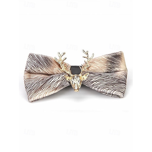 Trimming Shop Papillon Uomo Colorato In Poliestere Satinato - Regolabile, Prelegato, Per Matrimoni E Feste - Taglia Unica, Oro - 4