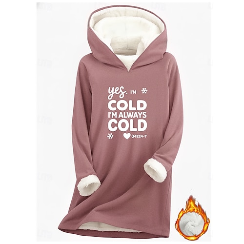  γυναικείο πουλόβερ με κουκούλα γραφικό γράμμα ζεστό casual ασπρόμαυρο μακρυμάνικο με κουκούλα μακριές μπλούζες street casual ανοιχτό ροζ μαύρο σκούρο ροζ μπλε άνοιξη φθινόπωρο χειμώνας