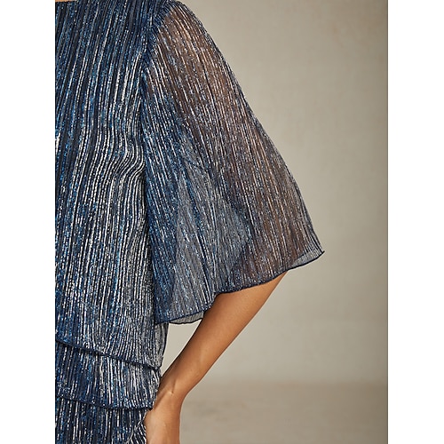 Femmes Chemisier Hauts Élégants Hauts fluides Hauts en mousseline de soie Élégant ancien Occasionnel Manche 3/4 Col ras du cou Col Bateau Travail Quotidien Tenues pour un rendez-vous galant  Femmes Chemisier Hauts Élégants Hauts fluides Hauts en mousseline de soie Élégant ancien Occasionnel Manche 3/4 Col ras du cou Col Bateau Travail Quotidien Tenues pour un rendez-vous galant