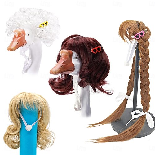 1 PCS Porch Goose Outfits & Wigs-Festive Short & Curly Lawn Goose Costume SetThemed Wigs for Holiday Yard Patio and Garden Decor Valentine's Day Gift 2026 - GBP 18.26 1 PCS Porch Goose Outfits & Wigs-Festive Short & Curly Lawn Goose Costume SetThemed Wigs for Holiday Yard Patio and Garden Decor Valentine's Day Gift 2026 - GBP 18.26