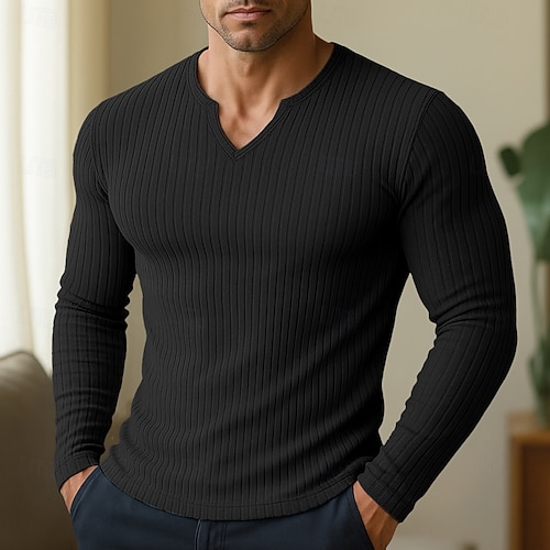 2026年 男性用 Tシャツ マッスルシャツ リブニットTシャツ ティー 