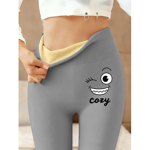 Dam fleecefodrade leggings Damasker Semester Ledigt Fullängd Hög midja Bokstav Håller värmen Bekväm Tjockna Hög Elasisitet Utomhus Casual Ledigt Rodnande Rosa Blå Grön Grå Vår Höst Vinter Smal  Dam fleecefodrade leggings Damasker Semester Ledigt Fullängd Hög midja Bokstav Håller värmen Bekväm Tjockna Hög Elasisitet Utomhus Casual Ledigt Rodnande Rosa Blå Grön Grå Vår Höst Vinter Smal
