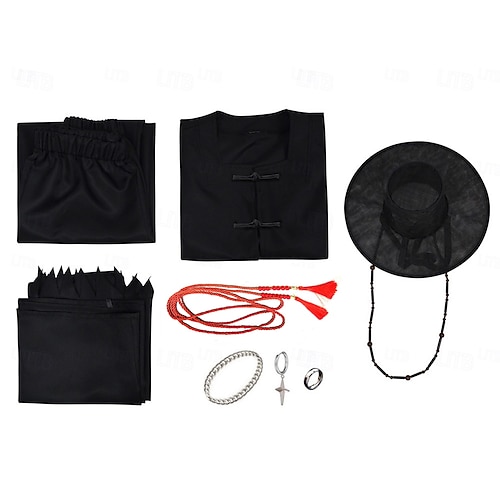  Inspirert av koreansk idol Popstjerne Hanbok Halloween Gruppe Par Kostymer Fancy dress Koreansk tradisjonell Virtuelt idol Film-Cosplay for Par Herre Dame Barne Voksne Halloween Karneval Ytelse Comic