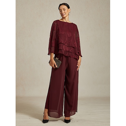 女性用 レースシャツ ブラウス ドレッシーなトップス シフォントップス 純色 フラワー エレガント スタイリッシュ カジュアル ハーフスリーブ フラッタースリーブ ボートネック レギュラートップス 結婚式のゲスト ワーク 日常 アシンメトリーヘム ワイン 夏 春 秋  女性用 レースシャツ ブラウス ドレッシーなトップス シフォントップス 純色 フラワー エレガント スタイリッシュ カジュアル ハーフスリーブ フラッタースリーブ ボートネック レギュラートップス 結婚式のゲスト ワーク 日常 アシンメトリーヘム ワイン 夏 春 秋