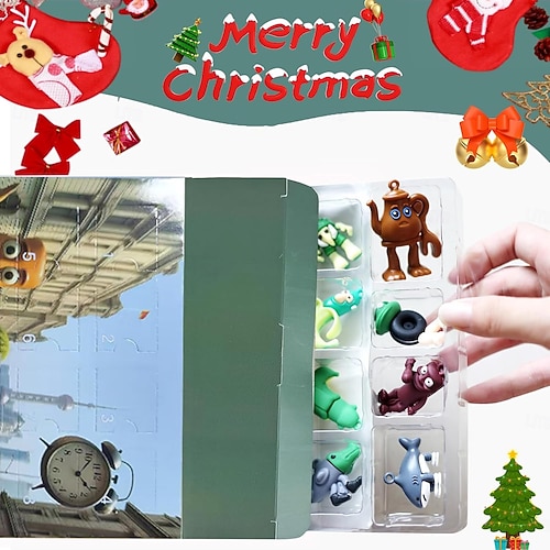  italialainen brainrot-joulukalenteri vuodelle 2025, Tung Tung Tung Sahur -sukka-apuraha-toimintahahmot, lähtölaskentakalenteri, halloween-joululahja lapsille, teini-ikäisille tytöille ja pojille