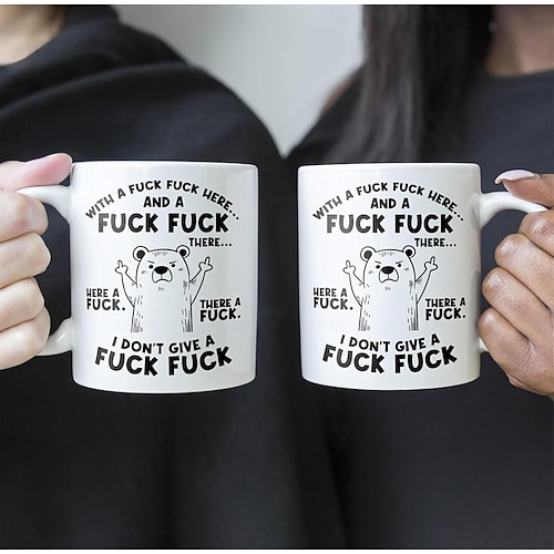  αστεία κούπα δώρου με ένα γαμήσι, γαμώτο εδώ, δεν με νοιάζει δεκάρα, φλιτζάνι καφέ, κεραμική κούπα καινοτομίας για δουλειά, γραφείο, σπίτι, χιούμορ, δώρο για φίλους