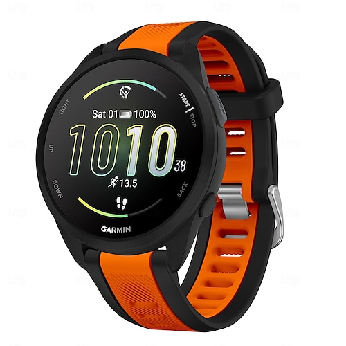 Cinturini da polso in Nylon intrecciato per Garmin Forerunner 255 cinturino per orologio musicale per Garmin Approach S12 S42 Venu Sq 2 accessori per bracciali  44
