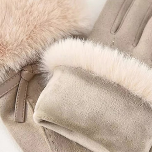  Damskie 1 para Czubki palców / Rękawiczki zimowe Aktywny / Moda miejska Rękawiczki - Równina